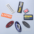 hottest engraved words cute oval shape embossing rubber label